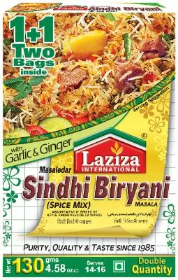 Laziza Sindhi Briyani Masala 130g (6x) No Return