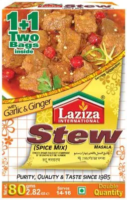 Laziza Stew/Do Piaza Masala 80g (6x) No Return