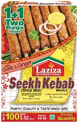 Laziza Seekh Kebab Masala 100g (6x) No Return