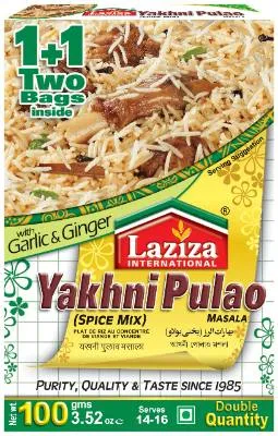 Laziza Yakhni Pulao Masala 100g (6x) No Return