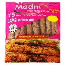 (Frozen) Madni Meat Seekh Kebab 15pcs X 12pkts