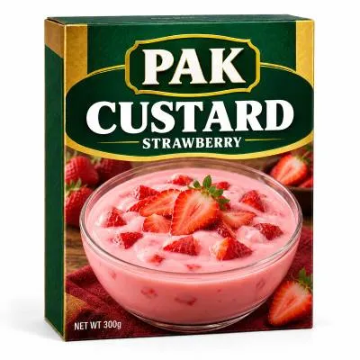 Pak Custard Strawberry 300g (6x)