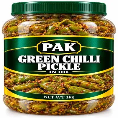 Pak Green Chilli Pickle 1kg (6x)
