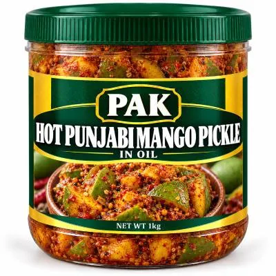Pak Hot Punjabi Mango Pickle 1kg (6x)