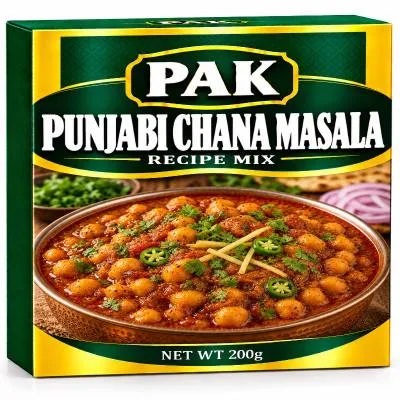 Pak Punjabi Chana Masala 200g (12x) No Return