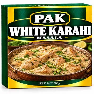 Pak White Karahi Masala 90g (12x) No Return