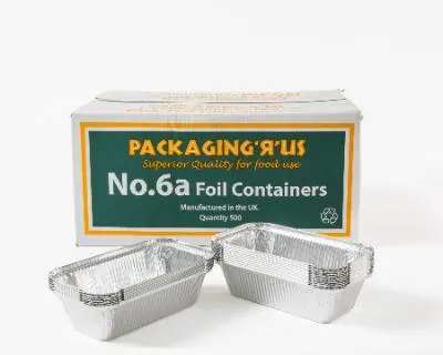 Packaging R Us Foil Contianer No6A Green (500x)