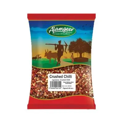 Alamgeer Crushed Chilli Packets 75g (20x)
