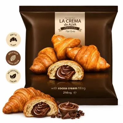 La Crema Croissants Multipack Chocolate 210g (10x)
