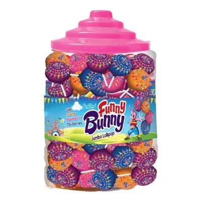 Candland Funny Bunny Lolipop Big 100pcs (12x)
