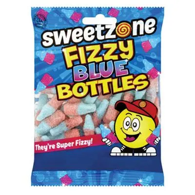 Sweetzone Fizzy Blue Bottle 90g (48x)