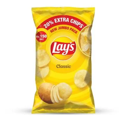 Lays Classic Chips Salted Jumbo 120g (12x)