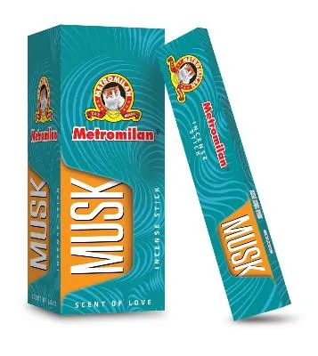 Metro Milan Agarbatti Musk 18Stks X 12pks
