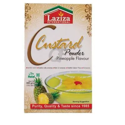 Laziza Custard Pineapple 300g (6x) (No Return)