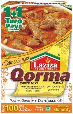 Laziza Qorma Masala 100g (6x) No Return