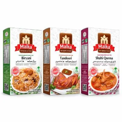 Malka Combo Pack { Biryani + Tandori + Qorma} X12Pcs