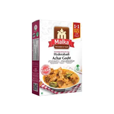 Malka Recipe & Seasoning Mix Hyderabadi Achar Gosht 100g(S) X12Pcs