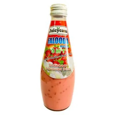 Juicycana Strawberry Falooda Milkshake 3In1 290ml (24x)