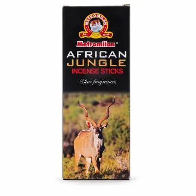 Metro Milan Agarbatti African Jungle 20Stks X 12pks