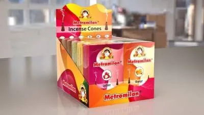 Metro Milan Incense Cones 15Cones /12Pk (Assorted Flavour)