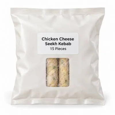 (Frozen) Mx Premium Cheese Chk Seekh Kebab 15pcs X 12pkts