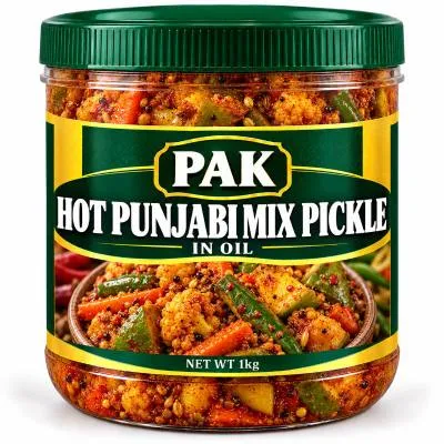 Pak Hot Punjabi Mix Pickle 1kg (6x)