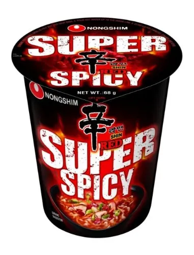 Noodles Cup Shin Red Super Spicy 68g (12x)