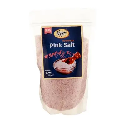 Regal Pink Salt Fine Pouch 800g (12x)