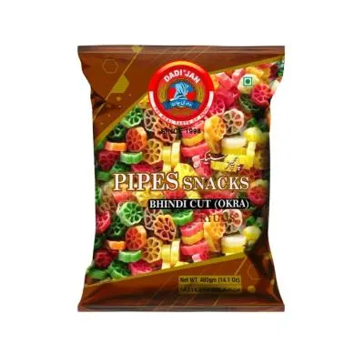 Dadi Jan Pipe Snacks Bhindi Cut 400g (24x)