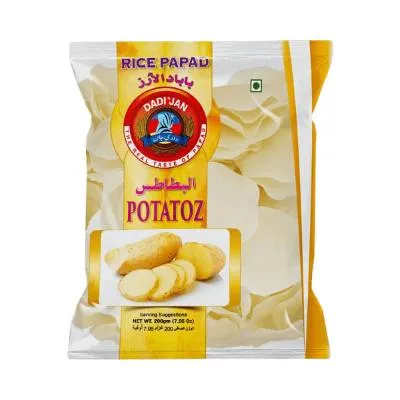Dadi Jan Rice Papad Potatoz 200g (12x)