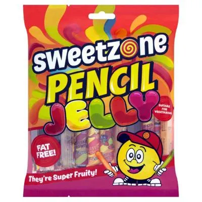 Sweetzone Pencil Jelly Bags 260g (12x)