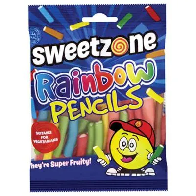 Sweetzone Rainbow Pencils 90g (48x)