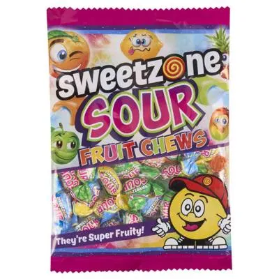 Sweetzone Sour Fruit Chews 180g (12x)