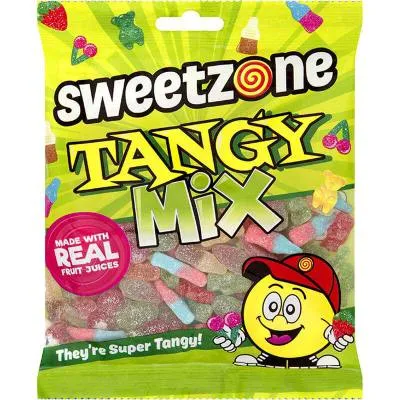 Sweetzone Tangy Mix Bags 180g (12x)