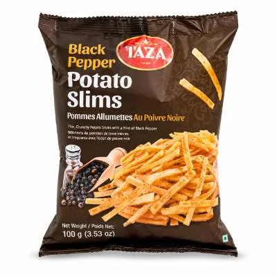 Taza Potato Slims Black Pepper 100g (12x)