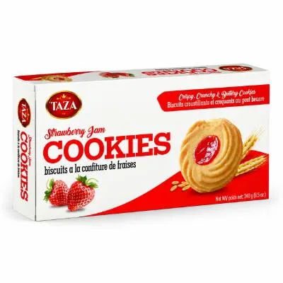 Taza Strawberry Jam Cookies 240g (12x)