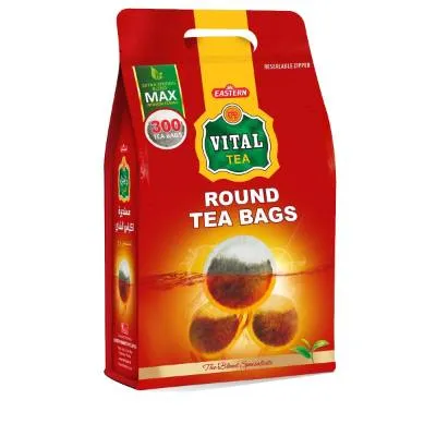 Vital 300 Round Teabags Zip Pouch 900g X6Pouch