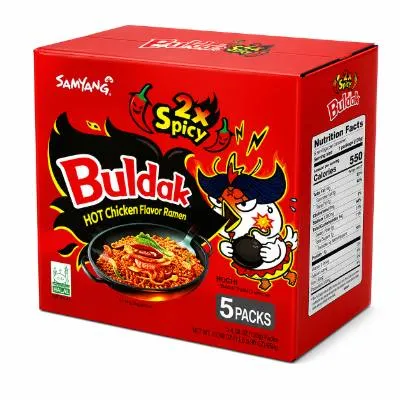 Buldak 2x Spicy Chicken Ramen (Multi) 8x5x130g