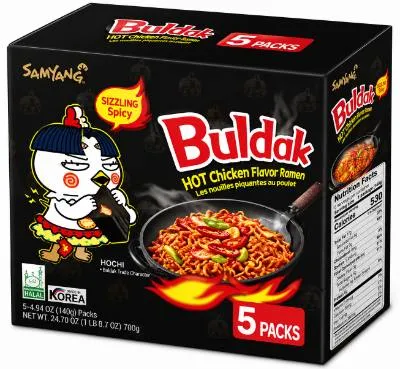Buldak Hot Chicken Ramen (Multi) 8x5x140g