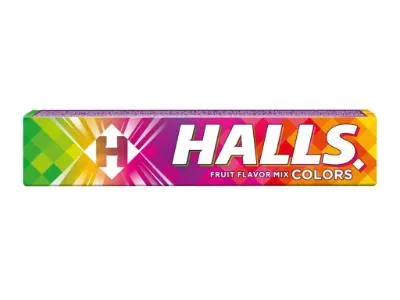 Halls Colours Fruit Mix 33.5g (20x)
