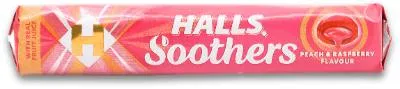 Halls Peach (Soothers) 45g (20x)
