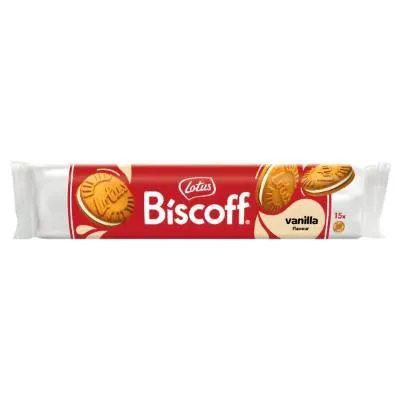 Lotus Biscoff Sandwich Biscuits Vanilla 150g (9x)
