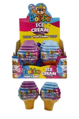 Bobbo Ice Cream Candy & Toy 16g (8x)