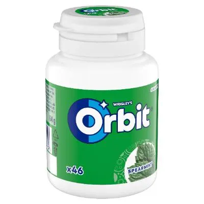 Orbit Bottle Spearmint 64g (6x)