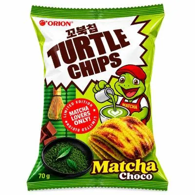 Turtle Chips Matcha Choco (70g) 70g (12x)