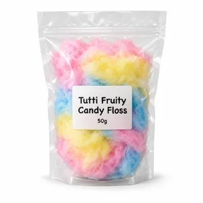 Wow Pop Candy Floss Tutti Fruity 50g (12x)