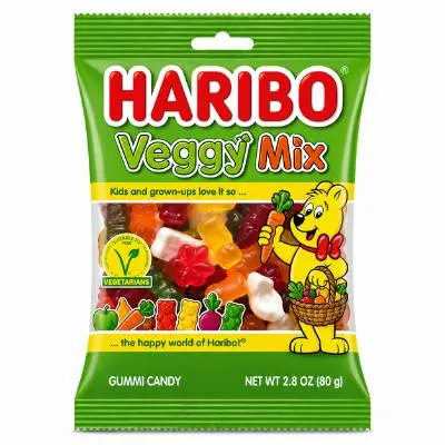 Haribo - Veggy Mix 80g (24x)